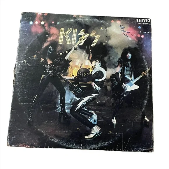 Kiss Alive 1975 Casablanca 2 Record Album LP Vinyl Vintage - Picture 1 of 3